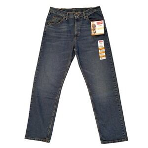 Wrangler Five Star Premium Relaxed Fit Flex Jeans Mens 34x32 Dark Wash 1097FXWXD